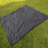 Wasserdichte Picknickdecke mit Regenmantel - schwarz – Produktabbildung 2