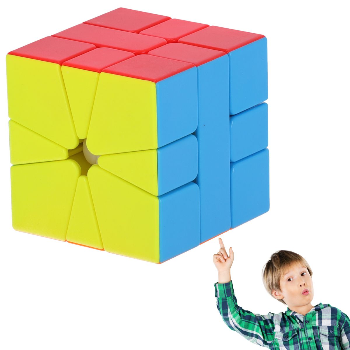 Modernes Puzzle, Logikwürfel, RubikBZENT00001BZs Cube - SQ1, Typ II – Produktabbildung 2
