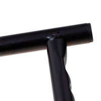 Runder Metalltisch im Loft-Stil – schwarz