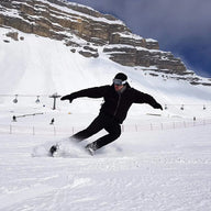 Mini-Skischuhe Kurzski - schwarz