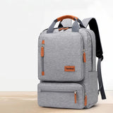 Schulrucksack für Schüler und Studenten – hellgrau – Produktabbildung 4