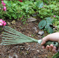 Mini-Gartenrechen, 9 Zinken