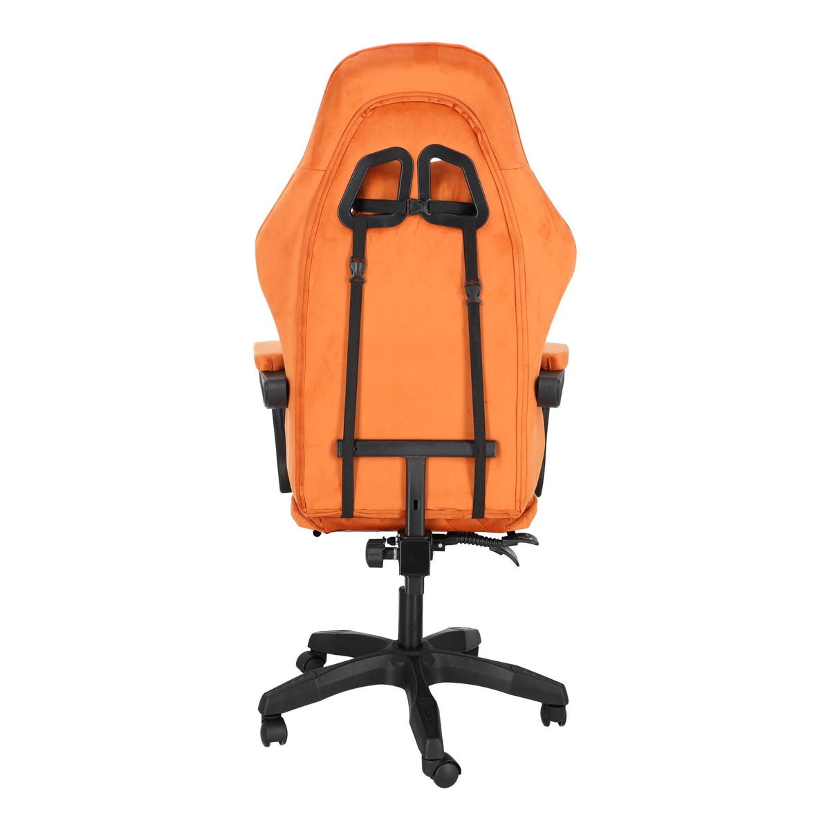 Gamingstuhl Braun Drehbar Bürostuhl für den Schreibtisch mit Fußstütze