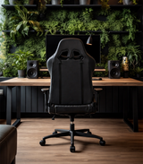 Ergonomischer grauer Gamingstuhl mit Fußstütze und Höhenverstellung – Gamerstuhl für Büro und Zimmer – Produktabbildung 5