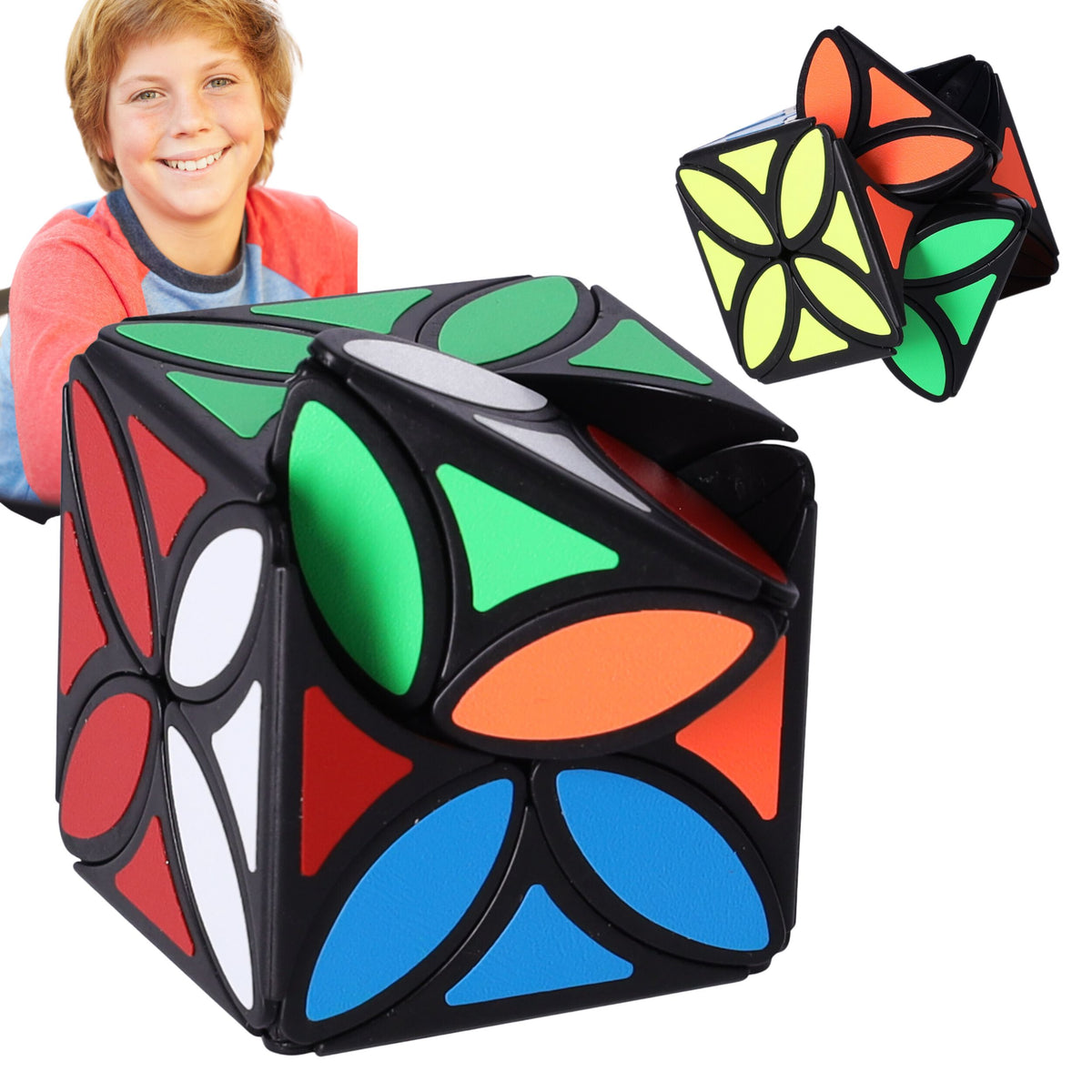 Modernes Puzzle, Logikwürfel, Rubik's Cube – Leaf Clover's, Typ III