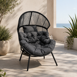 Moderner Gartensessel in Kokonform – Eleganz und Komfort als Einsitzer – Produktabbildung 9