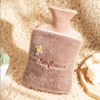 Plüsch-Wärmflasche, Wärmflasche im Pullover 2L - Altrosa, Sonnenblume – Produktabbildung 2