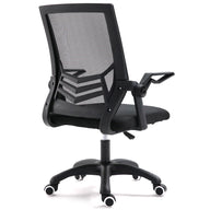 Mesh-Bürodrehstuhl – schwarz