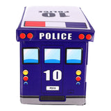 Spielzeugbox mit Sitzhocker – Polizeiauto – Produktabbildung 10
