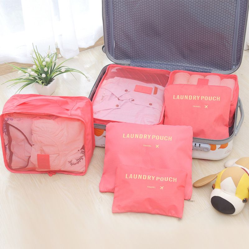 Ein Set Reiseorganizer für Koffer und Kleiderschrank (6 Stück) – Produktabbildung 2