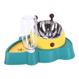Napf mit automatischem Wasserspender für Hunde und Katzen, 2-in-1 – grün – Produktabbildung 4