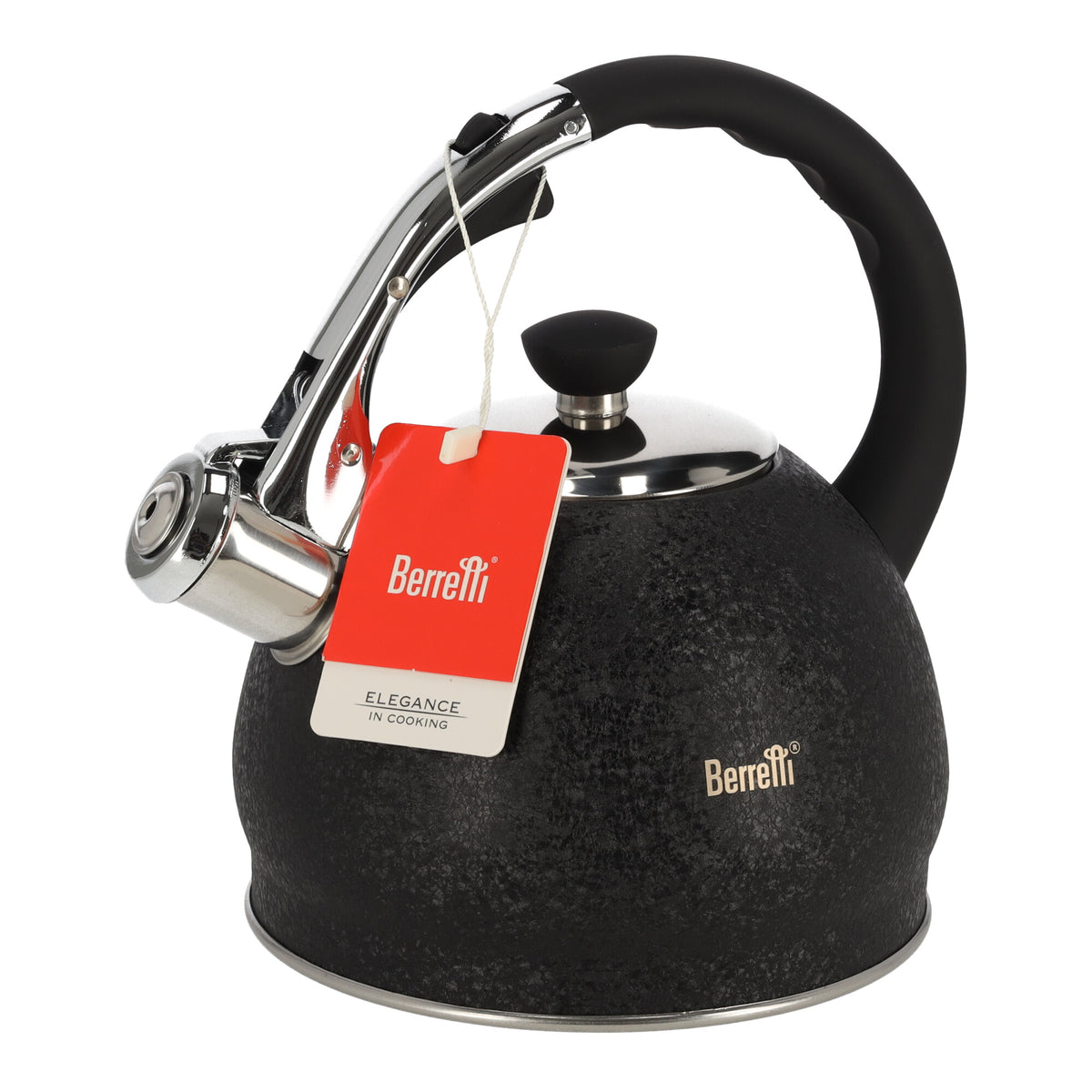 BERRETTI CARLA 2L Wasserkocher in gealtertem Schwarz