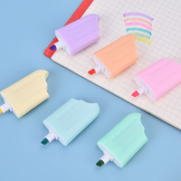 Set mit Mini-Textmarkern in Eisform – 6 Stück