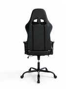 Ergonomischer grauer Gamingstuhl mit Fußstütze und Höhenverstellung – Gamerstuhl für Büro und Zimmer – Produktabbildung 4