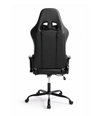 Ergonomischer schwarzer Gamingstuhl mit Fußstütze und Höhenverstellung – Gamingstuhl für Büro und Zimmer – Produktabbildung 3