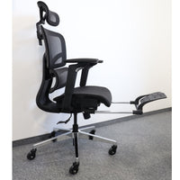 Ergonomischer, verstellbarer Bürostuhl aus Mesh – Schwarz – Produktabbildung 3