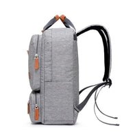 Schulrucksack für Schüler und Studenten – hellgrau – Produktabbildung 7