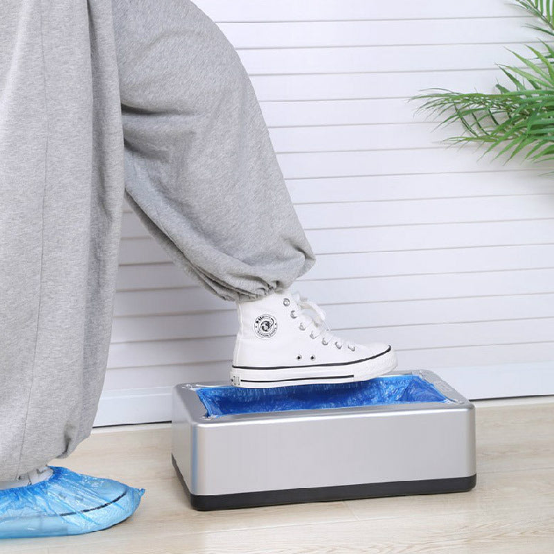 Automatischer Schuhüberzieher-Spender – blau
