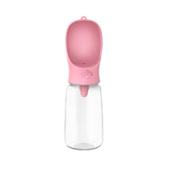 Trinkflasche für Hunde unterwegs, 550 ml - pink