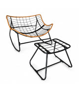 Skandinavischer XL-Schaukelstuhl in Eiform – Grau – Produktabbildung 9