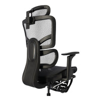 Ergonomischer, verstellbarer Bürostuhl aus Mesh – Schwarz – Produktabbildung 9