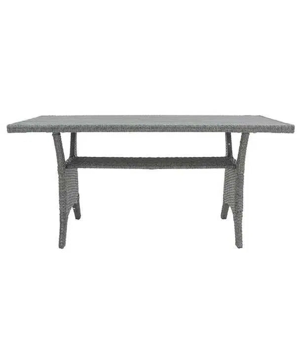 Gartenmöbel-Set Komplettset für die Terrasse Ecklounge Polyrattan + Tisch – Produktabbildung 10