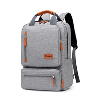 Schulrucksack für Schüler und Studenten – hellgrau – Produktabbildung 5