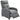 Relaxfauteuil met ligfunctie, uitschuifbaar voetensteun, pocketvering, tot 150 kg, grijs