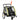 2-in-1 fietsaanhanger voor 2 kinderen, duwfunctie, regenhoes, rem, geel