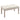 Gestoffeerde voetenbank, gestoffeerde bank, poef, hout en stoffen bekleding in linnenlook, 80L x 40B x 43H cm