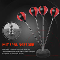 Punchingball-set staande bokszak trainingsset 125/131/138/145 cm in hoogte verstelbaar met 1 paar handschoenen 1 (7)