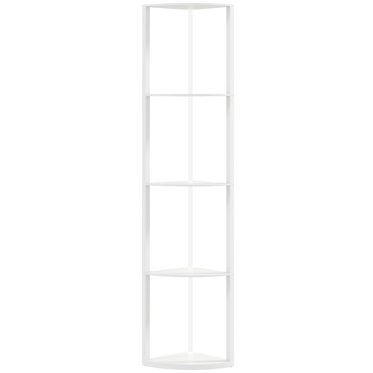 LED-vloerlamp, 5-traps dimbare staande lamp met plank, RGB-kleurverandering, afstandsbediening