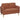 Tweezitsbank met opbergruimte en massief houten poten, voor woonkamer, slaapkamer, 117 x 63 x 79 cm, oranje