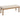 Gestoffeerde bank met knoopstiksel, bedbank, vintage design, 120x41x48 cm, crèmewit
