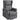Relaxfauteuil, opstahulp, ligfunctie, tot 200 kg, 72,5x94x109 cm, donkergrijs