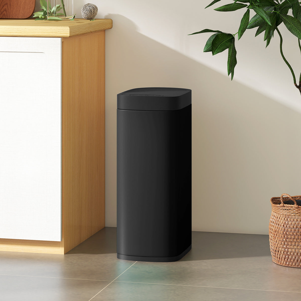 50L sensor-afvalemmer, contactloze keukenafvalemmer met bewegingssensor, vingerafdrukbestendig (9)