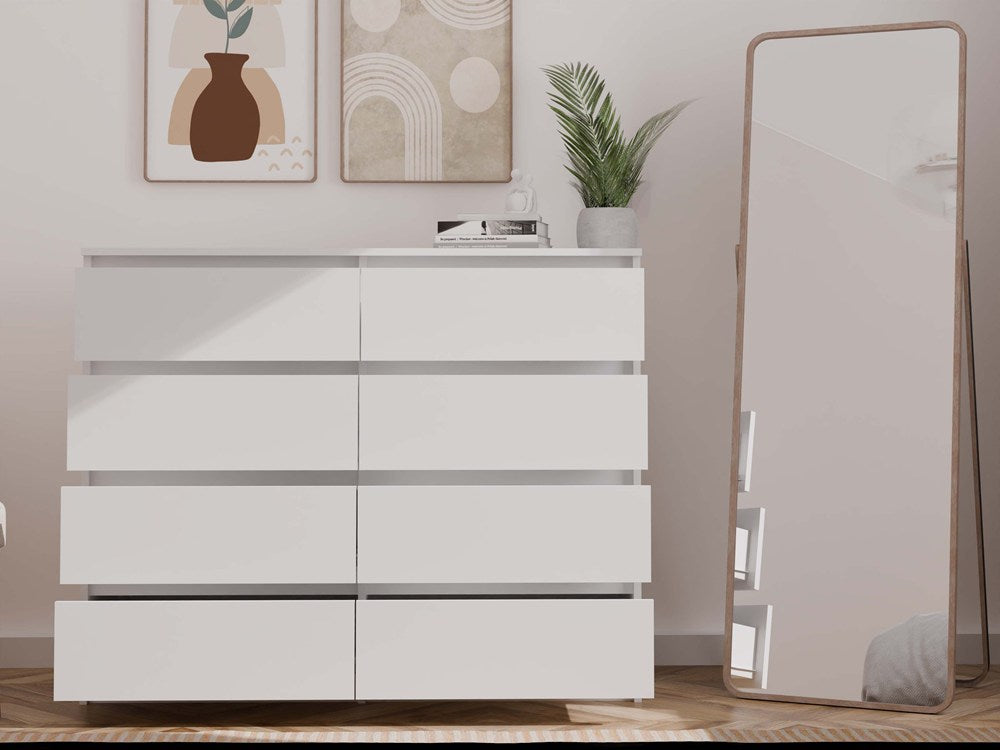 Kommode Malwa M8/120 WEISS – Produktabbildung 6