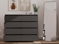 Kommode Malwa M8/120 SCHWARZ – Produktabbildung 8