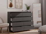 Kommode Malwa M8/120 SCHWARZ – Produktabbildung 6