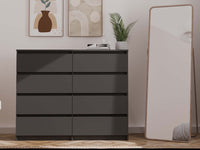 Kommode Malwa M8/120 SCHWARZ – Produktabbildung 7