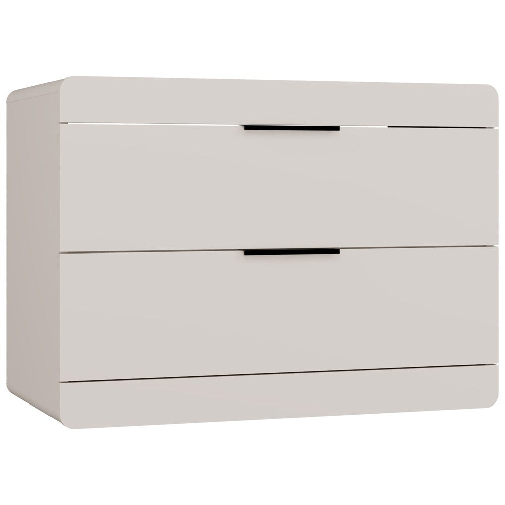 Waschtischunterschrank TERRA 80 2S hängend KASCHMIR 2 Schubladen 80x58x45 cm