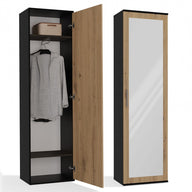 Kleiderschrank DUO ANTHRAZIT EICHE ARTISAN