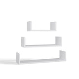 Wand-Hängeregal MOBI 3P WEISS – Produktabbildung 6