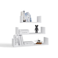 Wand-Hängeregal MOBI 3P WEISS – Produktabbildung 8