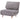2-in-1 slaapfauteuil logeerbed, tot 200 kg, verstelbare hoofdsteun, cord-look, 82 cm x 8 cm x 83 cm, grijs