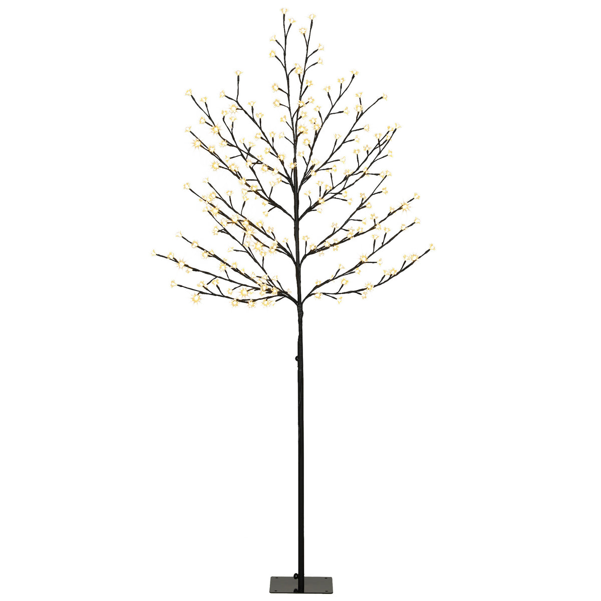 LED-kersenbloesemboom 180 cm met 200 leds, kunstmatige lichtboom met 20 buigzame takken, kerstdecoratie
