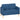 Tweezitsbank met opbergruimte, knoopstiksel, kussens, rubberhout, 117x62x78cm, blauw