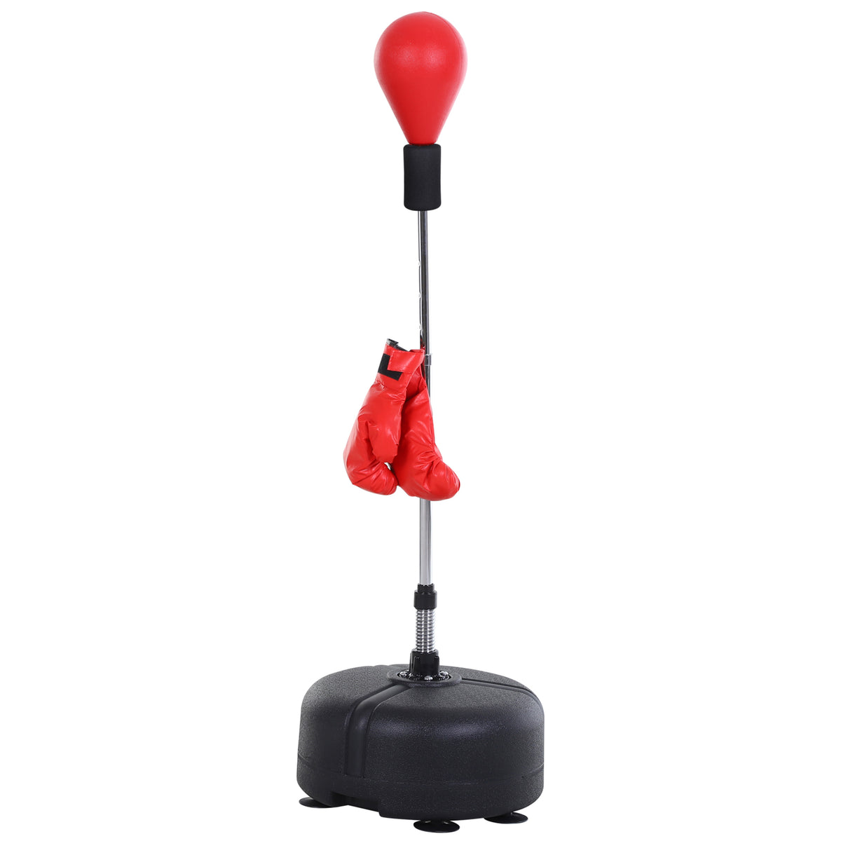 Punchingballset, bokstrainingsset, 136-154 cm in hoogte verstelbaar, met 1 paar handschoenen, geschikt voor