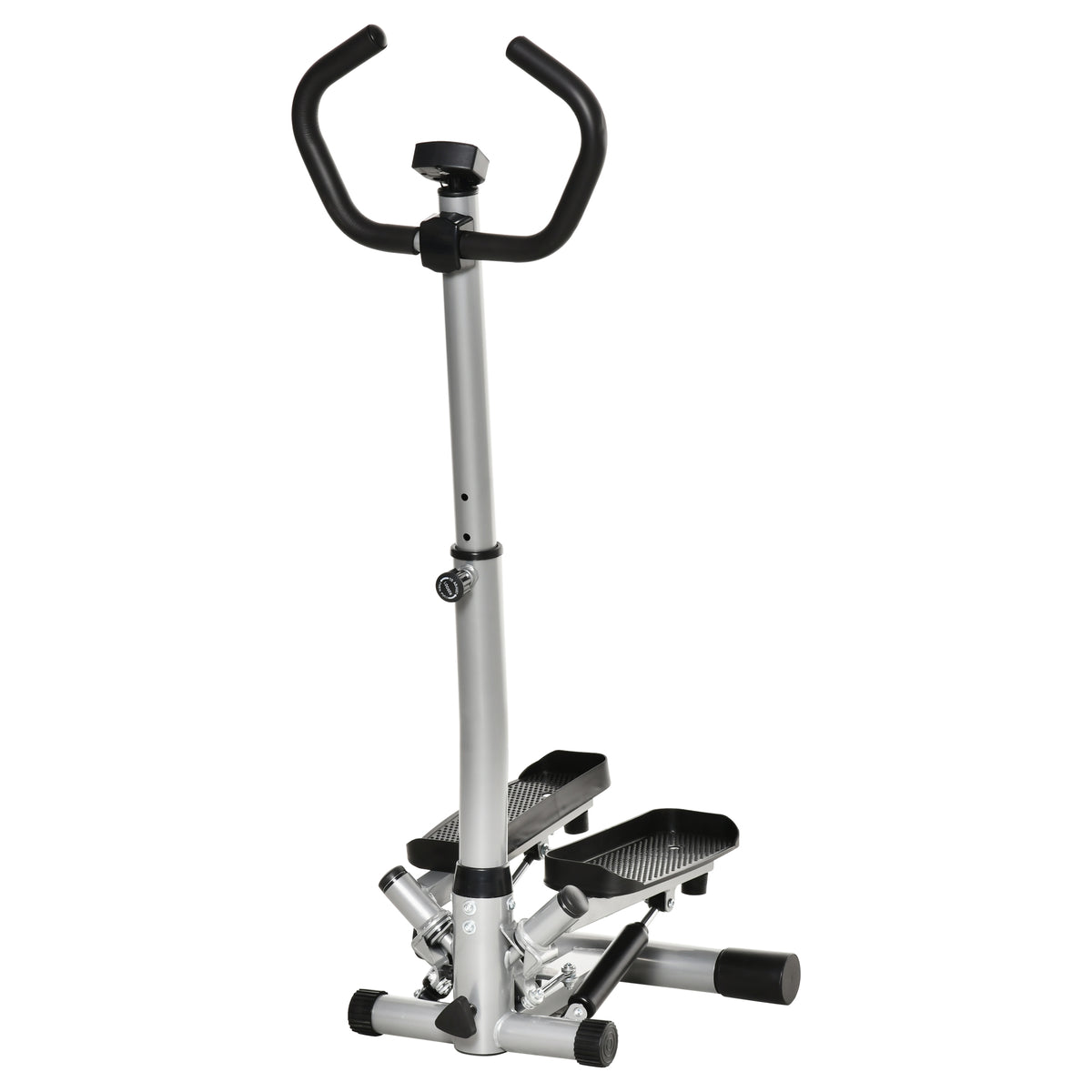 Stepper hometrainer voor thuis met LCD-scherm instelbare snelheid metaal ABS 55 x 53 x 118-128 cm