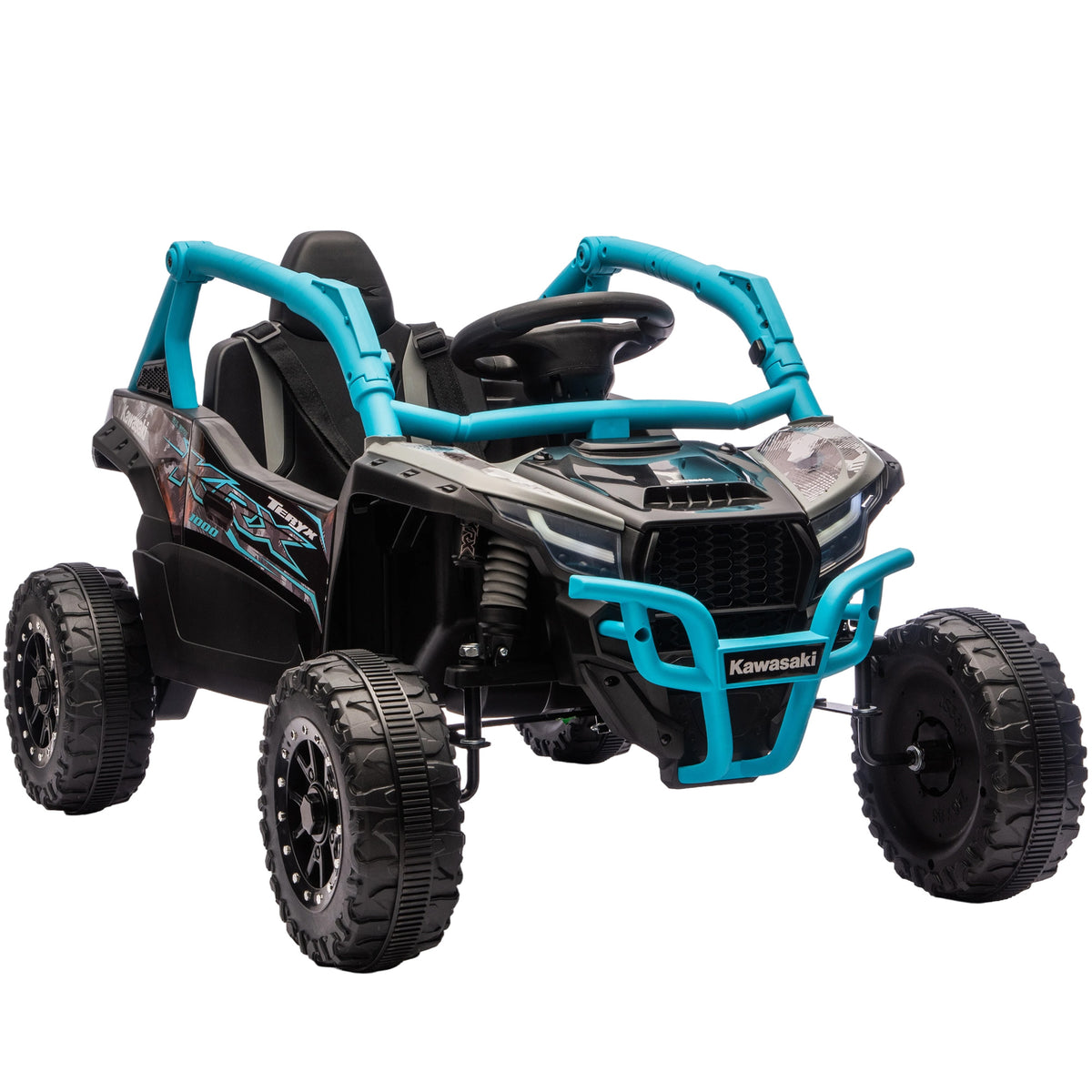 12V Elektrische terreinwagen voor kinderen, afstandsbediening, led-verlichting, muziek, claxon, voor kinderen